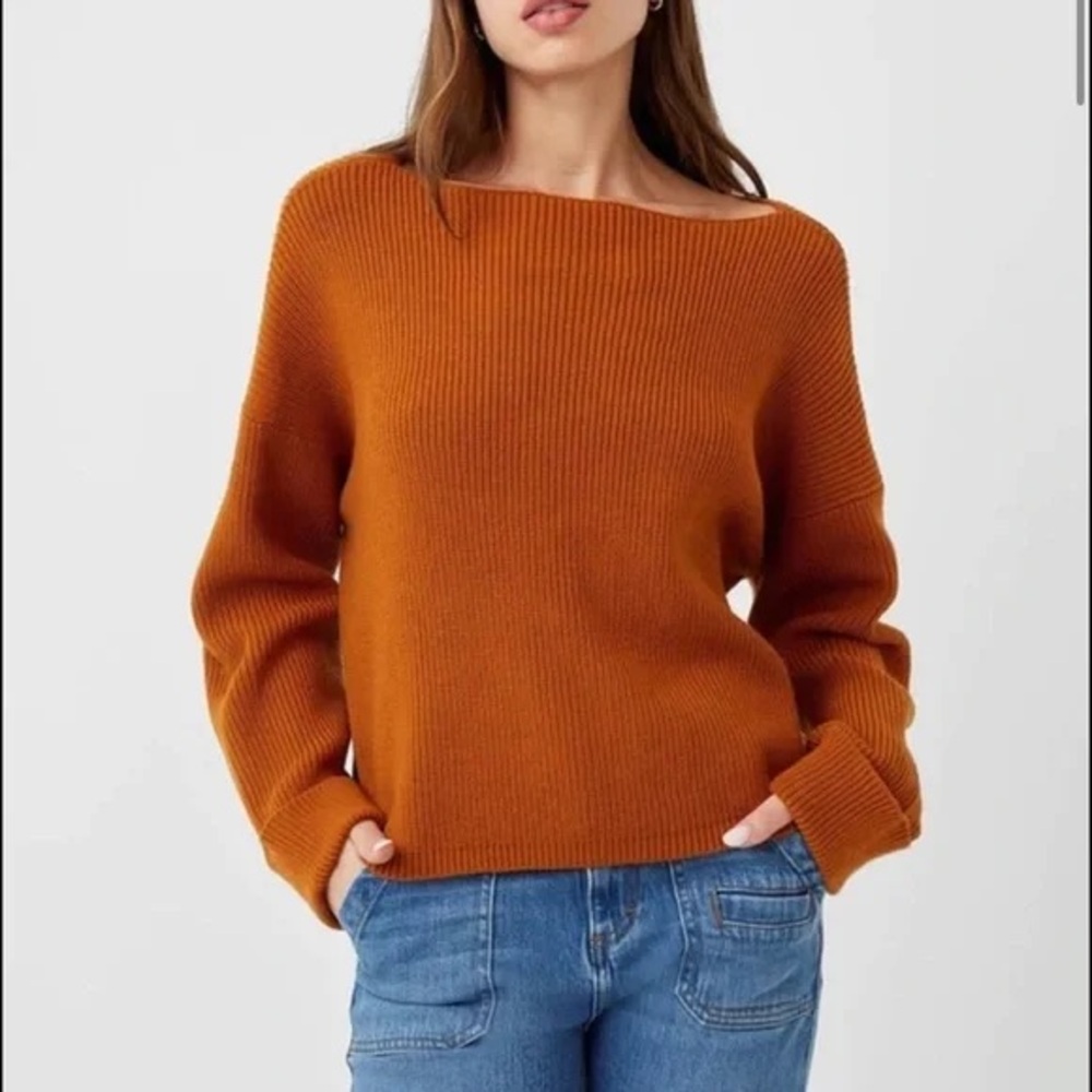 French connection Women's Orange Sweater